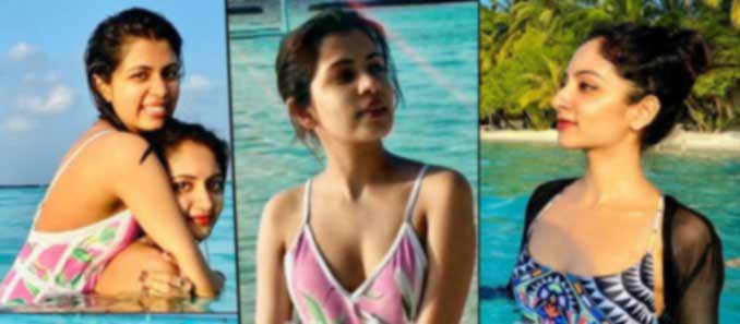 സ്വിം സ്യുട്ടിൽ നീരാടുന്ന ദിയയും ഇഷാനിയും മാൽദീവ്സിൽ നിന്നുള്ള ഫോട്ടോകൾ